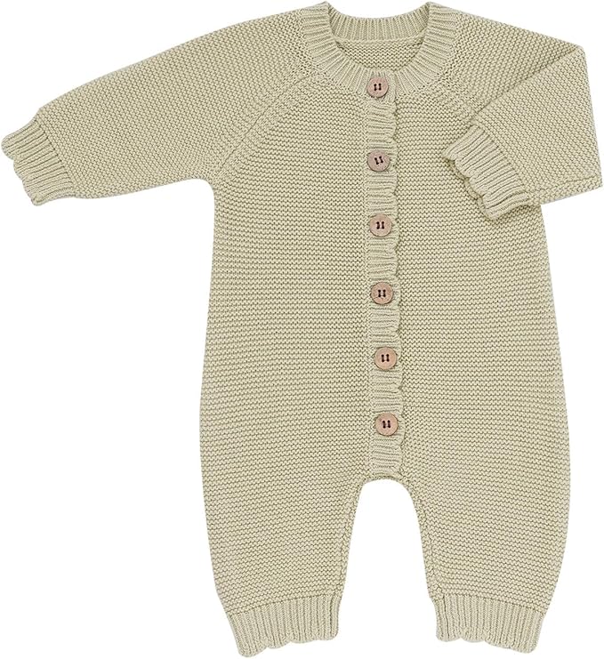 Knit sweater romper